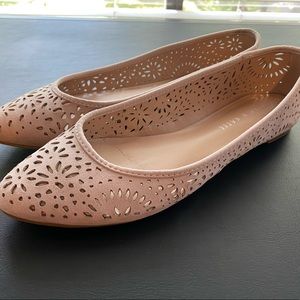 Kelly and Katie Blush Pink Flats